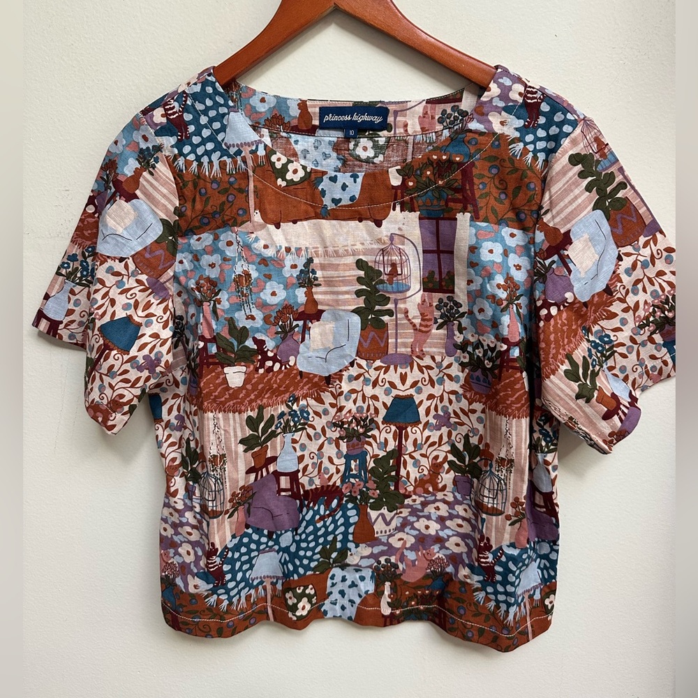 Princess Highway Colorful Patterned Women Top